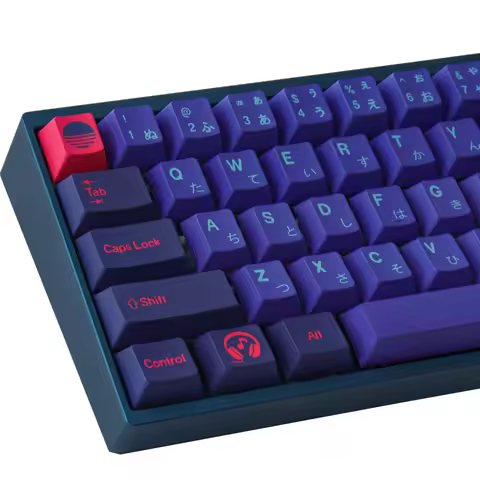 GMK laser wave Keycap 158 Keys PBT Keycaps Cherry Profile DYE-SUB Customized Keycaps For Mechanical 