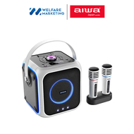 [ผ่อน 0%] AIWA AW-B200K Karaoke Bluetooth Speaker ลำโพงบลูทูธพกพาคาราโอเกะ