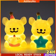 Ash Cute Cartoon Night Light with Clap Switch 3 Light Modes Perfect Gift Toy Creative