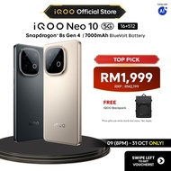 [New Arrival] iQOO Neo 10 5G 32*GB+512GB +SDM 8sGen4+Q1, 7000mAh 120W, 1.5k 144Hz, 7K VC Cooling, NF