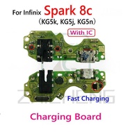 KG5k 8c ประกายไฟ TECNO สายเคเบิ้ลยืดหยุ่นสำหรับบอร์ดชาร์จยูเอสบี KG5j ที่ชาร์จ KG5n ชิ้นส่วนสายแพ