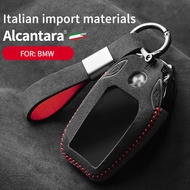 Alcantara For BMW 7 Series LCD Key Case 730Li740 5 Series 530Le Flip Fur X5X7 Smart 6 Series 630GT B