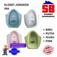 KLOSET JONGKOK INA PUTIH BIRU PINK HIJAU C2 CLOSET MURAH