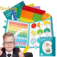 [TinCh-t] Magnetic Fraction Demonstration Book, Magnetic Fraction Book For Kids, Magnetic Fraction T
