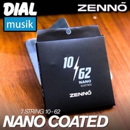 Zenno Nano Coated 10-62 7 String - Original Zenno 7 String Electric Guitar Strings