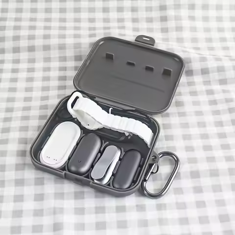 For PLAUD NotePin/NotePin S 2025 Storage Case Portable Dust-proof Anti-fall Storage Box