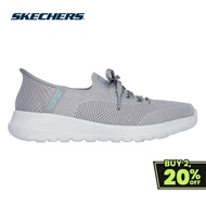 Skechers Women Slip-ins GOwalk Joy Abby Walking Shoes - 124649-GRY Air-Cooled Memory Foam