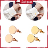 XI Round Cufflinks For Men Shirts Uniform Metal Cufflinks Decorative Cufflinks
