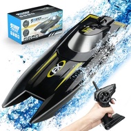 SUGFUT RC Boat for Adults & Kids,2.4GHz Remote Control Boat Rechargeable Battery Lake Toys for Pools