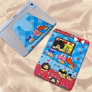 case iPad Gen9 Gen11 Gen10 ที่ใส่ปากกา ลูกสุนัขนามธรรม เคสiPadหมุน 360° Air7 Air6 11