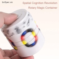 brifywr Magic Bean Can Puzzle Cube, Magic Cube And Fidget Spinner, Rotating Fidget Cube Toy [VN]
