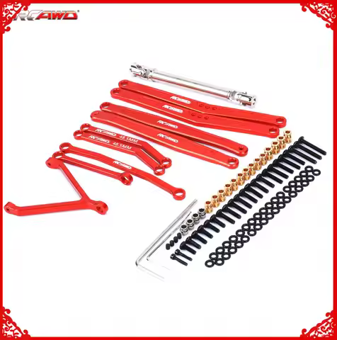 Alloy extended 35mm Rear linkage set +70mm CVD center drive shaft upgrades for FMS EAZYRC Roc Hobby 