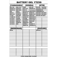 ✧YTZ5 YTZ5S BATTERY GEL YOKOHAMA EX5 DREAM WAVE125 LC135 V2 V3 V4 EGO LC SHOGUN125 Y15ZR ( MAINTENANCE FREE ) MOMO✲