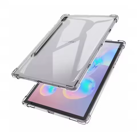 For Samsung Galaxy Tab S11 S10 S9 FE S7 S8 A11 A9 Plus 11 A8 A7 Lite S6 Lite Case Silicone TPU Black