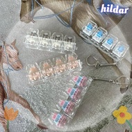 HILDAR Fidget Keychain, DIY Keyboard Keys Button Finger Keyboard Cap,  Keycap 4Keys Pass The Time Cl