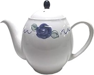 Blue Rose Pot, 27.1 fl oz (800 cc), 18.1 oz (513 g), Afternoon Tea, Hotel, Restaurant, Cafe, Western