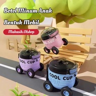 Car Bottle Car-Shaped Water Bottle 550ml Children's Drinking Bottle Toy Bottle •Thank you•