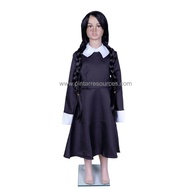READY STOCK Cosplay  Kids Wednesday The Addams Family Scary Horror Movie Character Story Book Charac