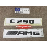 Letter c250 amm combo, stamp c250 amm, Logo c250 amm mercedes