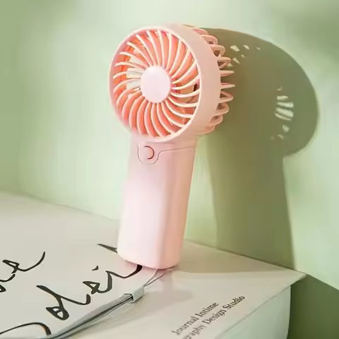 1pcPersonal Fan for Women - Ultra-Lightweight Portable Cooling Fan with One-Touch Operation, Compact