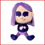 HK5 Duolingo Lily Plush Dolls Gift For Girls Home Decor Purple Hair Girl Stuffed Toys For Kids Baby 