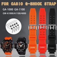 สำหรับ Casio G-SHOCK นาฬิกา GA1000/1100 GW-A1000/1100/4000สายนาฬิกายางสายนาฬิกาซิลิโคนพร้อมสร้อยข้อม