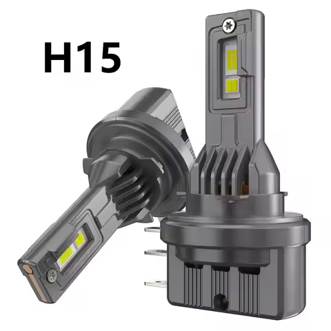 2pcs H15 LED Bulb Canbus Car Headlight High Beam DRL Day Driving Running Light 80W 10000LM Auto Lamp