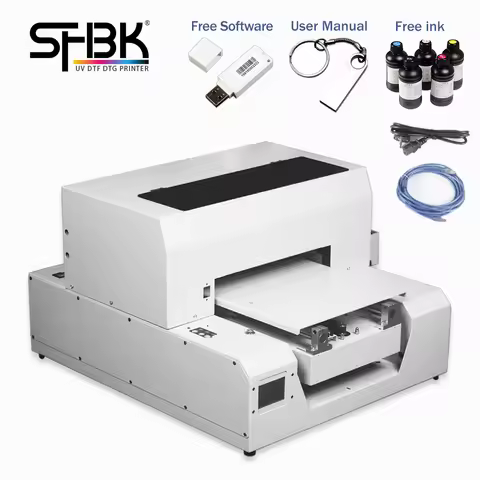 A3 UV Printer L805 UV Flatbed Printer A3 UV DTF Pen Adhesive Printer Acrylic Metal Wood UV Printer A