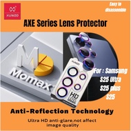 XUNDD Samsung Galaxy S25 / S25 Ultra / S25 Plus Camera Lens Protectors Metal Camera Ring Case Glass