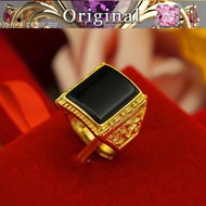 Counter models pure 916 gold ring men's models long-lasting yellow 916 gold source jewelry agate ring wellso