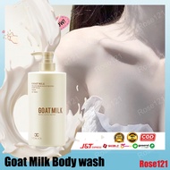 【100% Original】Goat milk niacinamide whitening body wash Whitening Body Wash Shower gel 800ML Whitening body wash Body whitening brightening lasting fragrance