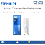 Philips Corepro LED Capsule 1.9w - 25w G9 Bulb 3000K // 15,000 Hours, Non-Dimmable
