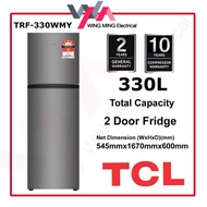TCL 250L/330L Refrigerator 2 Door/Peti Ais 2 Pintu Inverter (TRF-250WMY/TRF-330WMY) Peti Sejuk/Fridg