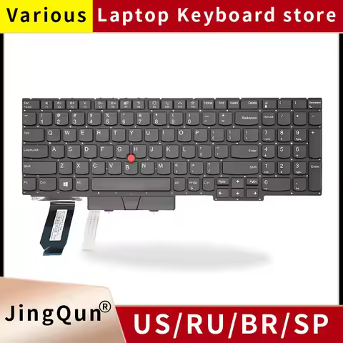 US/RU Laptop Keyboard For LENOVO ThinkPad E15 R15 GEN2/E15 Gen 2 Gen 3 Gen 4/ E15 2nd Gen 2/E15 2nd