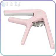 SULIN ​Spring Capo​, ABS ​Even Pressure ​Guitar Capo​, Pink/Light green/Black/White ​Beginners Capo 
