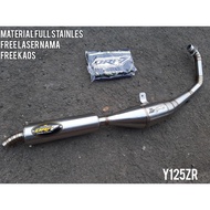 Y125zr EXHAUST YAMAHA 125zR ORP7 RACING EXHAUST FREE T-SHIRT