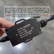 CONVERTER DC Module/ 24V TO 12V / 24 VOLT TO 12 AES DCVOLT Adapter/ INVERTER RELAY/ 24V TO 12V DC