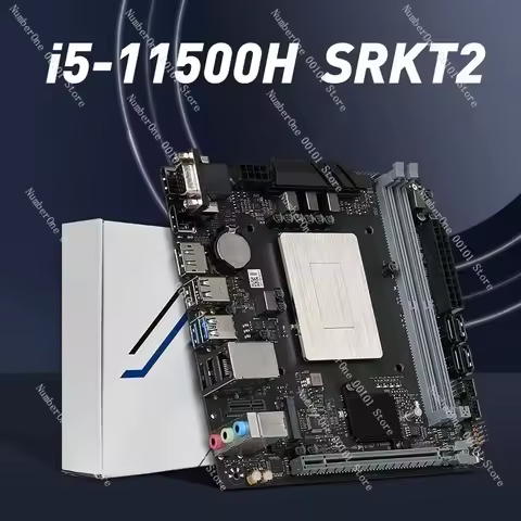 Erying Mini Itx Gaming Pc Computer Motherboard Cpu Combo Kit Interposer Core I5 11500h 6c12t Ddr4 Ra