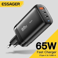 Essager USB Type C Charger GaN Fast Charge Charger 65W QC3.0 PD3.0 USB Charger Cell Phone For IPhone