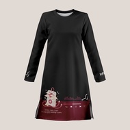 Tshirt Women & Men Jersey Full Sublimation Baju Jersey Muslimah JERSEY ZIKIR EDITION (BLACK)baju Mus
