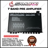 📣 SAMURAI KATANA SOUNDBAR 7 Band Parametric Preamp Equalizer Amplifier with Subwoofer Output For All
