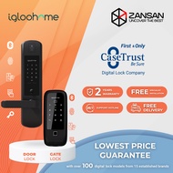 [Bundle Deal] IGLOOHOME Mortise 2+ Digital Door Lock &amp; Rim Lock Metal Gate Lock fingerprint / Bluetooth / RFID Cards / Passcode / Mechanical Key / 2 Years Onsite Warranty / HDB Door / AA Batteries / Free DELIVERY [INSTALLATION INCLUDED]