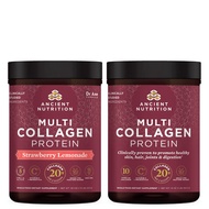 Ancient Nutrition Multi Collagen Protein Powder, Strawberry Lemonade, 45 Servings + Multi Collagen P