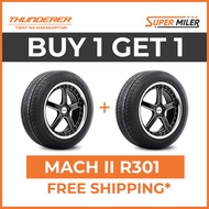 2pcs THUNDERER 195/55R15 MACH II R301 85V Car Tires