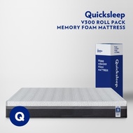 [Quick Sleep] V300 Roll Pack Memory Foam Mattress Queen Size Q
