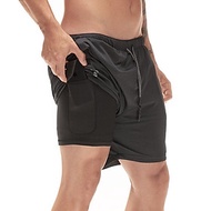 Quần Đùi Gym Nam 2 Lớp - Lót Quần Legging, Quần Short Thể Thao, Quần Legging Nam Liền Quần Đùi Tập G