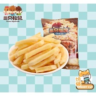 【三只松鼠美式薯条75g】办公室休闲零食小吃膨化食品薯条 三只松鼠 薯条 原味 SNACK FRENCH FRIES YUMMY CHIPS FRIES LAYS 乐事薯条 马铃薯 芝士 CHEESE