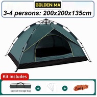 Automatic Tent Camping Tent Outdoor Tent Auto Tent Sleeping Bag Sleeping Camp Khemah