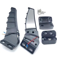 กระจกมองหลังกระจกข้างรถหมุนปรับได้สำหรับ BMW S1000RR Honda CBR YAMAHA YZF R6 R1 R25 R3 R15 R125