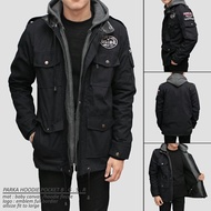 Jaket parka hoodie bordier bgsr / parka hoodie pria / jaket parka murah / jaket parka premium / park